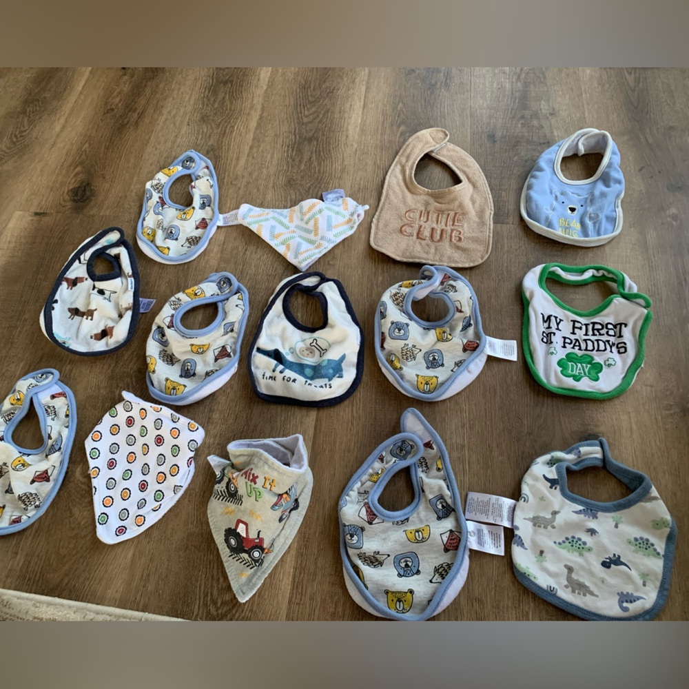 Assorted Baby Bibs Set - Multicolor